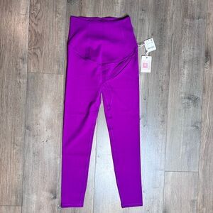 NWT Free People Movement X Hatch Maternity Legging Fluorescent Berry XS